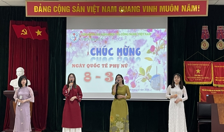 CÔNG ĐOÀN VIỆN ĐỊA LÝ TỔ CHỨC CHÀO MỪNG NGÀY QUỐC TẾ PHỤ NỮ 8/3 NĂM 2024