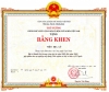 Bằng khen của Thủ tướng chính phủ cho Viện Địa lý