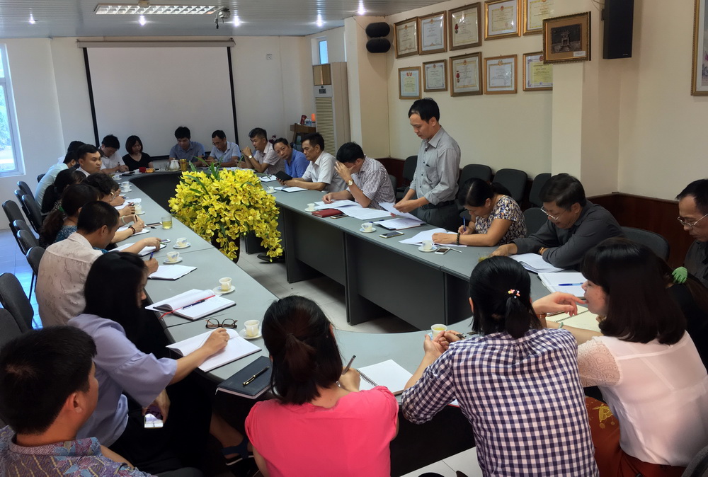 Sinh hoạt chi bộ định kỳ tháng 8 năm 2017