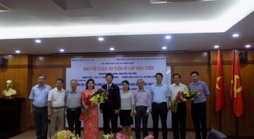 Lễ bảo vệ luận án tiến sĩ địa lý của NCS Nguyễn ...