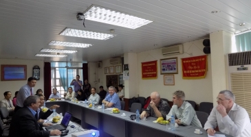 Chuyến thăm và làm việc của đoàn chuyên gia của Viện Địa ...