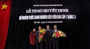 Lễ trao Quyết định bổ nhiệm chức danh Nghiên cứu viên cao ...