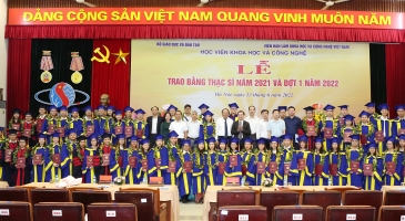 Học viện Khoa học và Công nghệ trao bằng Thạc sĩ năm ...