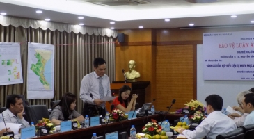 Lễ bảo vệ luận án tiến sĩ địa lý của NCS Hoàng ...