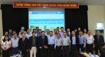 Viện Địa lý tiếp và làm việc với đoàn đại biểu Viện ...